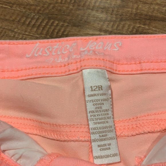 Neon justice jeans capris - Picture 2 of 8